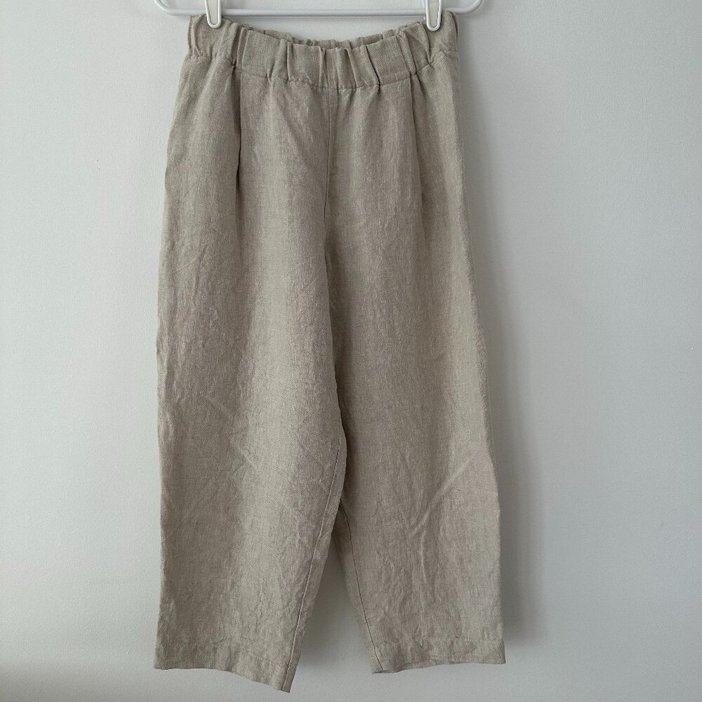 Elizabeth Suzann Andy Trouser, 100% Linen, M, Short